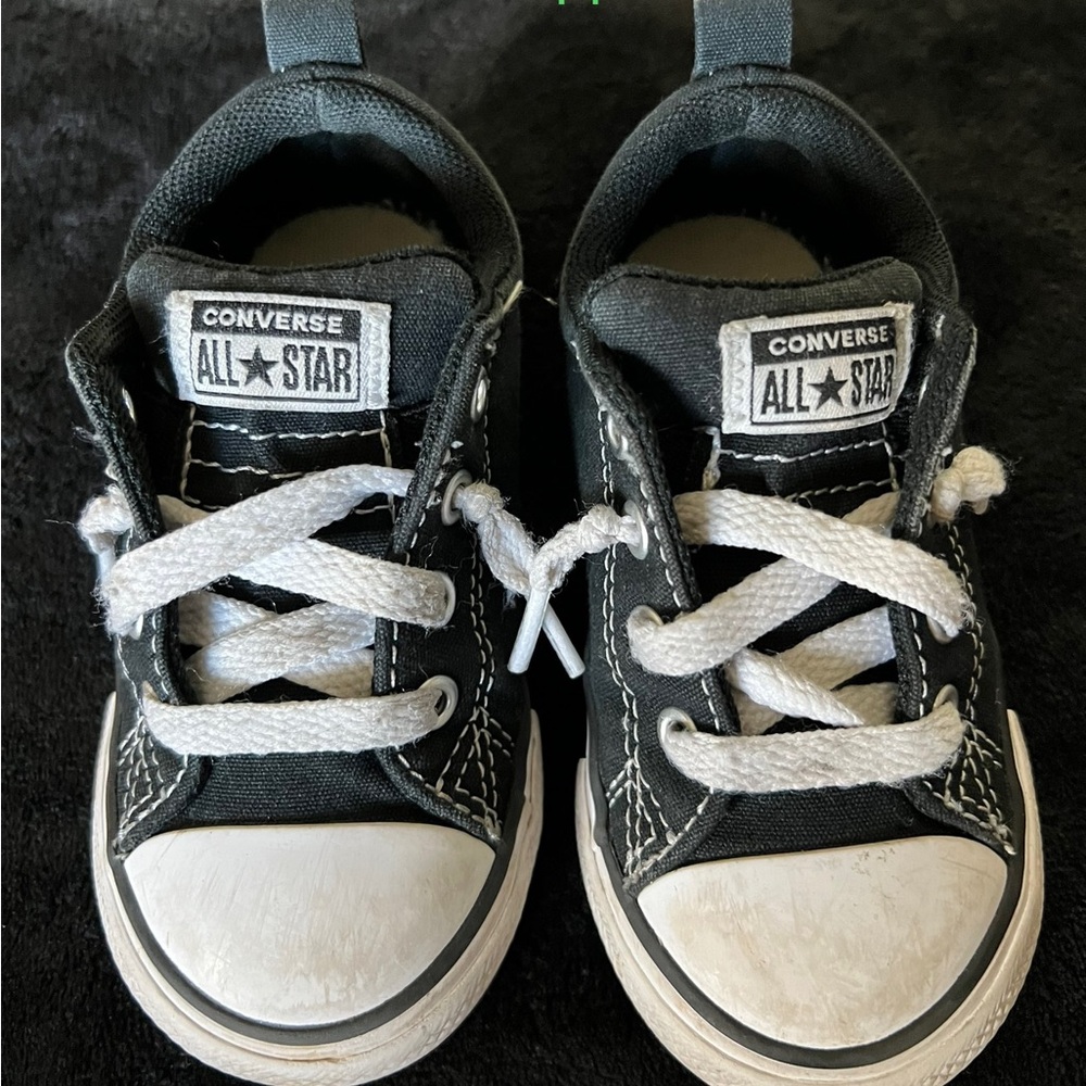 Converse All Star Kids Black and White Sneakers